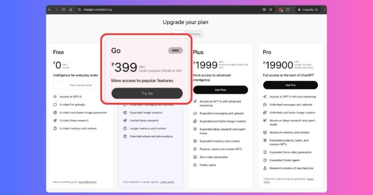 OpenAI豪掷“大礼包”,免费送一年ChatGPT Go会…
